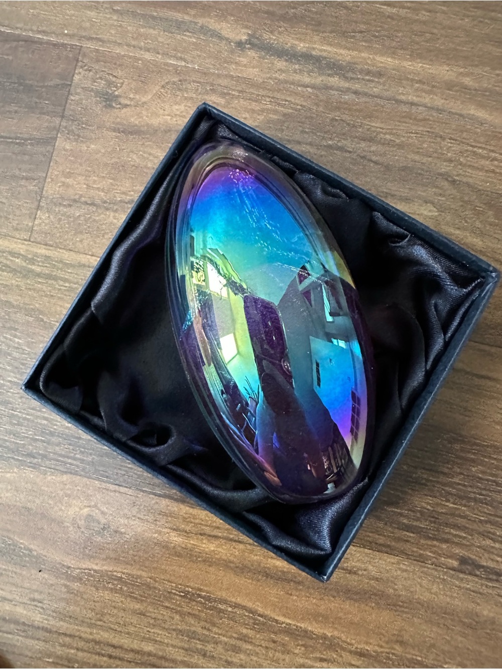 Vintage Rue Lala Iridescent Paperweight